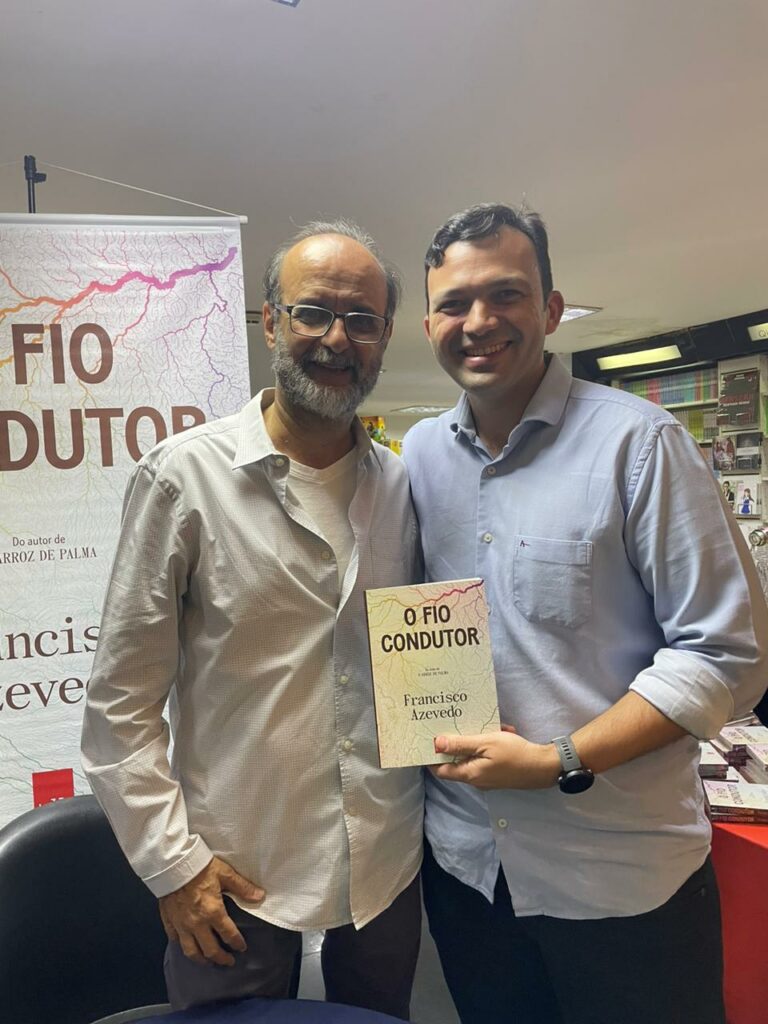 Com o escritor José Almeida Júnior